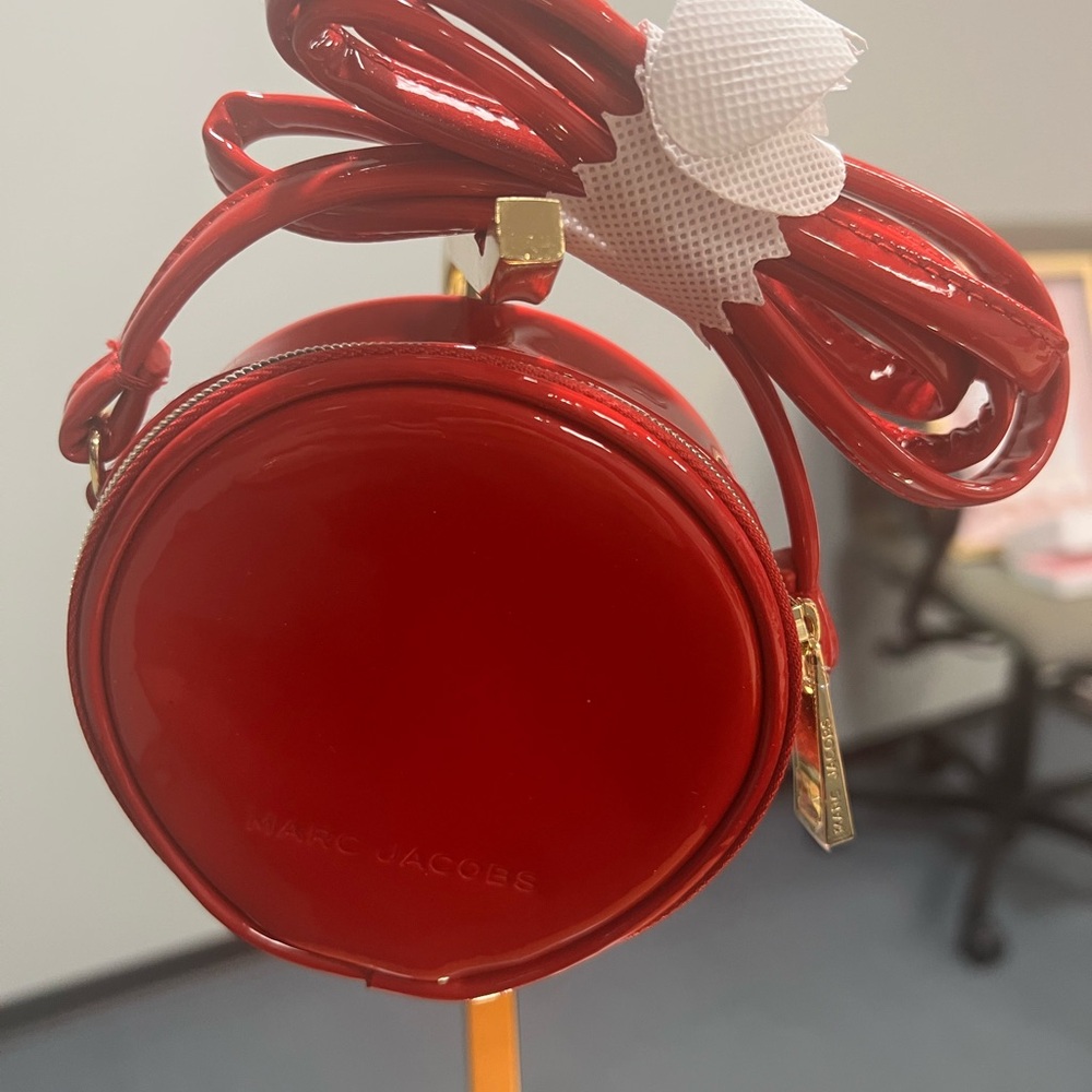 FIRE SALE FRIDAY!!! Marc Jacobs Patent Red Round Mini Crossbody